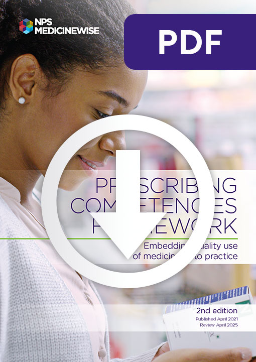 Prescribing Competencies Framework PDF download